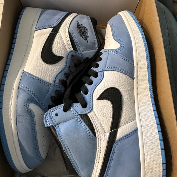 Air Jordan 1 retro high OG white/black/ university blue size 6.5y - Picture 7 of 7
